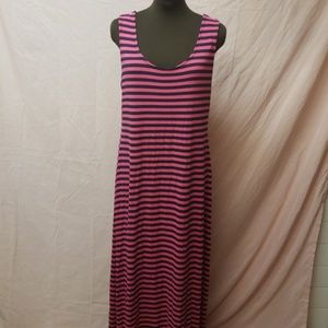 Striped maxi dress